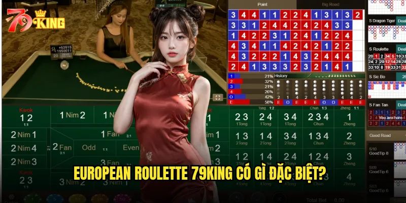 European Roulette tại 79king có tỷ lệ thắng cao hơn không? 2 European Roulette 79king có gì đặc biệt?