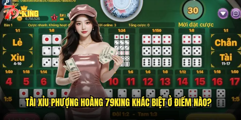 Tài xỉu Phượng Hoàng 79king có mang lại may mắn như tên gọi? 2 Tài xỉu Phượng Hoàng 79king khác biệt ở điểm nào?